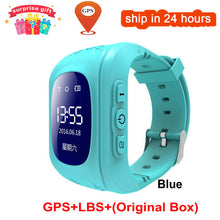Load image into Gallery viewer, KGG Anti Lost Q50 OLED Child GPS Tracker SOS Smart Monitoring Positioning Phone Kids GPS Baby Watch Compatible IOS &amp; Android