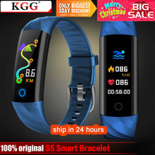 Load image into Gallery viewer, KGG S5 Heart Rate Smart Fitness Bracelet IP68 Waterproof Blood pressure oxygen Monitor Color Screen Activity Tracker Smart Band
