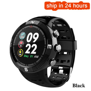 F18 Outdoor GPS Positioning Sports Smartwatch IP68 waterproof watch Call Message Reminder Heart Rate BT4.2 Smart Watch Women Men