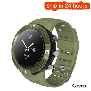 F18 Outdoor GPS Positioning Sports Smartwatch IP68 waterproof watch Call Message Reminder Heart Rate BT4.2 Smart Watch Women Men