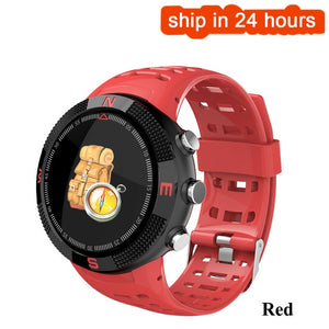 F18 Outdoor GPS Positioning Sports Smartwatch IP68 waterproof watch Call Message Reminder Heart Rate BT4.2 Smart Watch Women Men