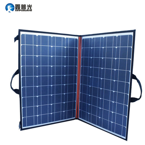 110W 18V placa Solar Panel Charger 2 Folds 100W Folding Portable Bag cargador solar  for Battery Power Bank Outdoor Blanket