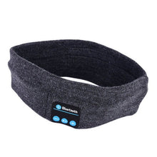 Load image into Gallery viewer, EDAL Unisex Washable Knitted Wireless Bluetooth Sports Sleeping Headband Detachable Headset Headphone Speaker